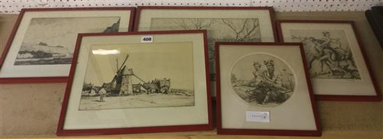 5 etchings